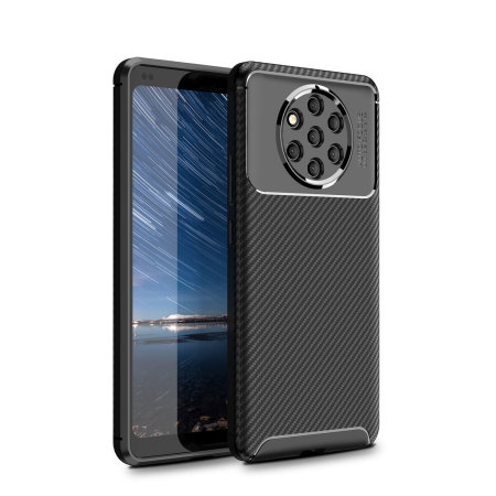 Olixar Nokia 9 Pureview Carbon Fibre Case - Black