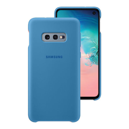 Offizielle Samsung Galaxy S10e Silikonhülle Tasche - Blau