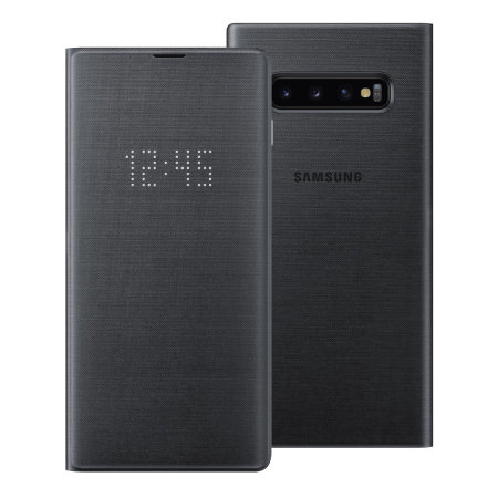 LED View Cover Officielle Samsung Galaxy S10 Plus – Noir