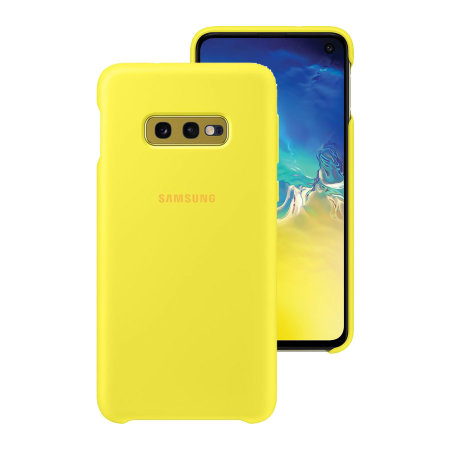 Official Samsung Galaxy S10e Silicone Cover Case - Yellow