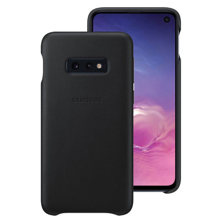 Funda Samsung Galaxy S10e Oficial Wallet Cover Piel - Negra