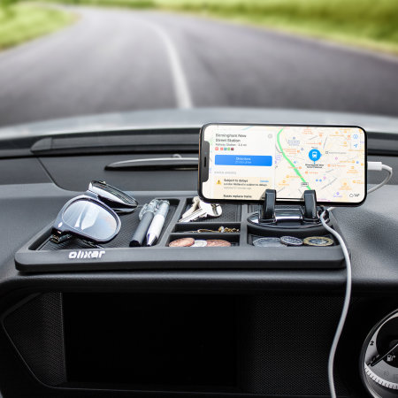 CAR DASHBOARD ANTI SLIP STICKY GEL PAD MAT HOLDER FOR MOBILE PHONE SAT-NAV KEYS 