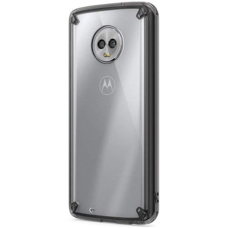 informatie Fonkeling Spanning Ringke Fusion Motorola Moto G6 Case - Smoke Black