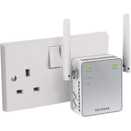 Netgear N300 WIFI Extender Booster - White