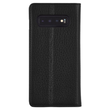 Housse Samsung Galaxy S10 Plus Case-Mate portefeuille en cuir – Noir