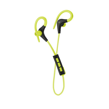 KitSound Bluetooth Race Sports Wireless Earphones - Green