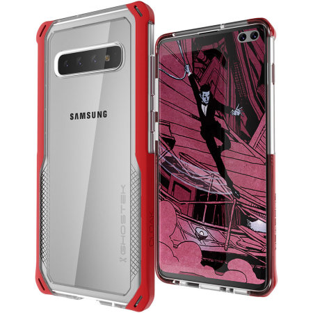 Ghostek Cloak 4 Samsung Galaxy S10 Plus Tough Skal - Röd