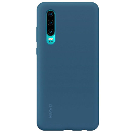Offizielle Huawei P30 Silikonhülle - Blau