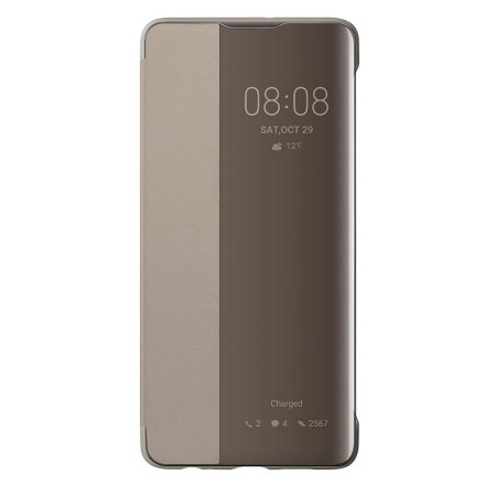 Housse Officielle Huawei P30 Smart View Flip – Kaki