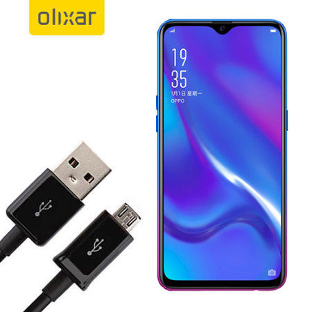 Olixar Oppo RX17 Neo Power, Data & Sync Cable - Micro USB