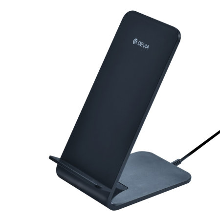 Devia Pioneer Fast 10W Wireless Charger Stand- Black