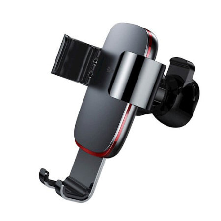 Pull-Down Support Feet Compatible with iPhone 13 12 SE 11 Pro Max XS XR Car Phone Holder Mount Galaxy Note 20 S20 S10 and More Air Vent Car Phone Mount with Stable Clip 