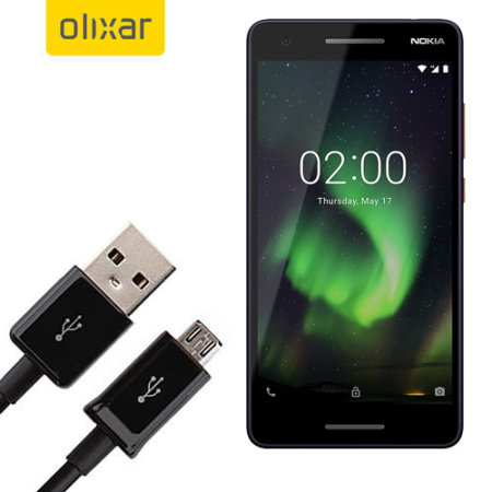 Olixar Nokia 2.1 Power, Data & Sync Cable - Micro USB