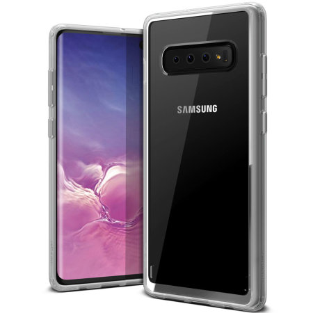 VRS Design Crystal Chrome Samsung Galaxy S10 Plus Case - Clear