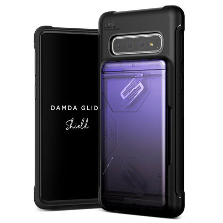 VRS Design Damda Glide Solid Samsung Galaxy S10 Case - Purple / Black