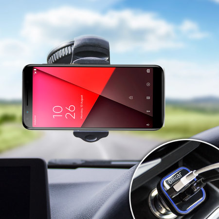 Support voiture Vodafone Smart N9 & chargeur – Pack Olixar DriveTime