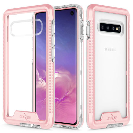 Coque Samsung Galaxy S10 Zizo Ion Series – Or rose