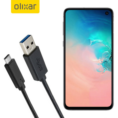 verbinding verbroken aanwijzing kroon Olixar USB-C Samsung Galaxy S10E Oplaadkabel