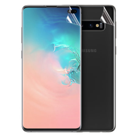 Olixar Front And Back Samsung Galaxy S10 Plus TPU Screen Protectors