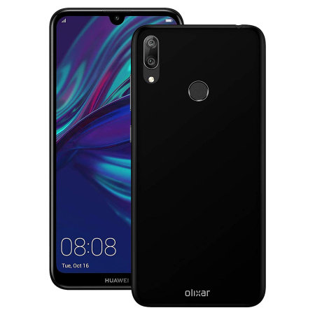 Coque Huawei Y7 Prime 2019 Olixar FlexiShield en gel – Noir