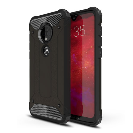 Olixar Delta Armour Protective Motorola Moto G7 Plus Case - Black