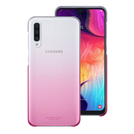 Official Samsung Galaxy A50 Gradation Cover Case - Pink