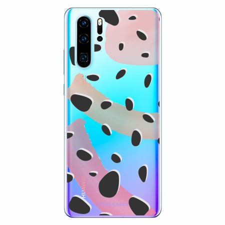 LoveCases Huawei P30 Pro Gel Case - Abstract Polka Dots
