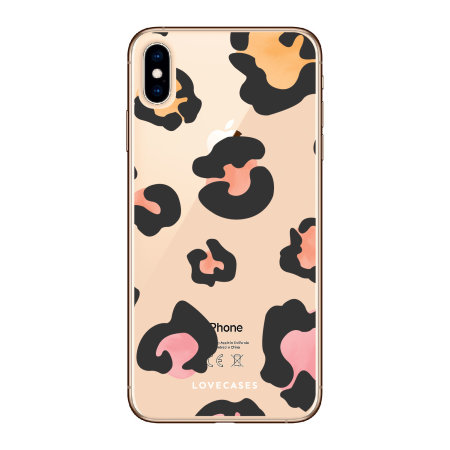 LoveCases iPhone XS Max Gel Case - Colourful Leopard