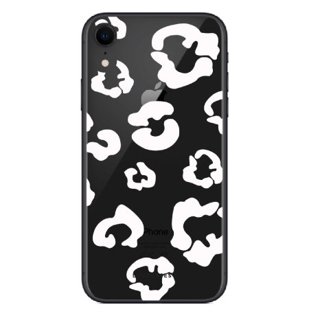 LoveCases iPhone XR Gel Case - White Leopard