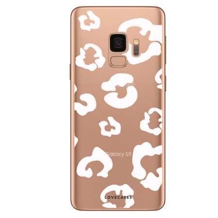 LoveCases Samsung Galaxy S9 Leopard Print Case - Wit