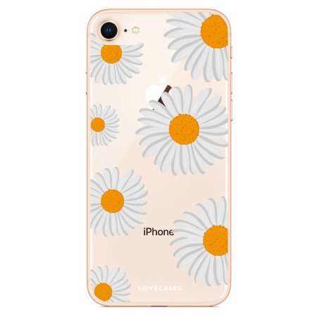 LoveCases iPhone 8 Daisy Case - Wit