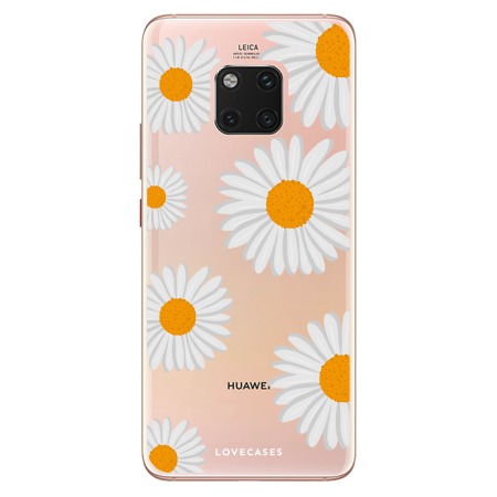 LoveCases Huawei Mate 20 Pro Daisy Case - Wit
