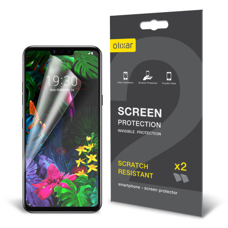 Olixar LG G8 Screen Protector 2-in-1 Pack