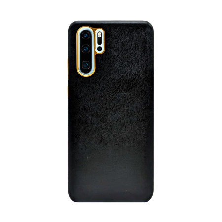 Olixar Genuine Leather Huawei P30 Pro Case - Black (DNL)
