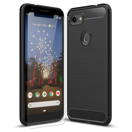Coque Google Pixel 3a XL Olixar Sentinel & Verre trempé – Noir