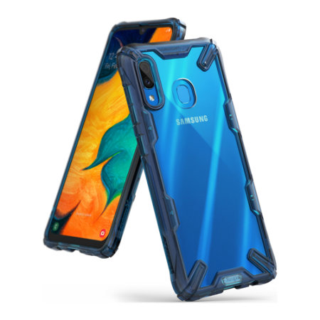 Ringke Fusion X Samsung Galaxy A30 - Blauw