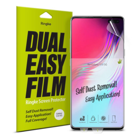 Ringke Samsung Galaxy S10 5G Full Cover Screen Protector [2 Pack]