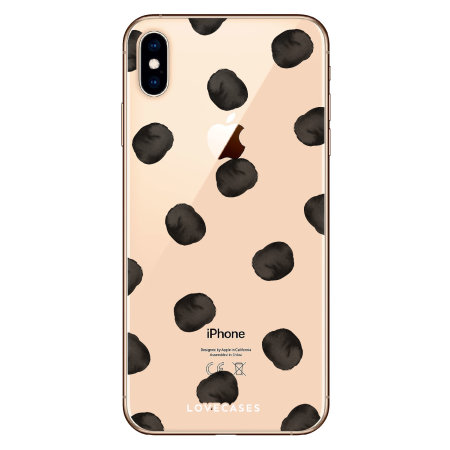 LoveCases iPhone XS Max Gel Case - Polka