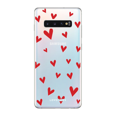 LoveCases Samsung Galaxy S10 Plus Gel Case - Hearts