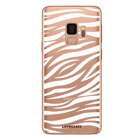 Coque Samsung Galaxy S9 LoveCases Design Zebra – Transparent