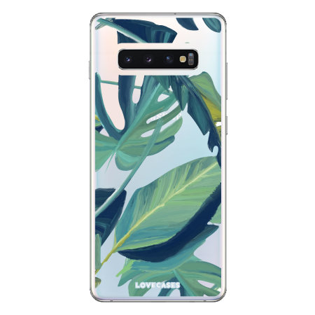 Funda Samsung Galaxy S10 Plus LoveCases Tropical - Verde