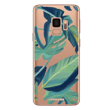 Funda Samsung Galaxy S9 Plus LoveCases Tropical - Verde / Transparente