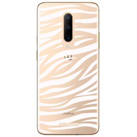 LoveCases OnePlus 7 Pro Gel Case - Zebra