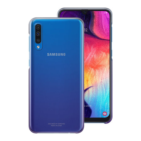 Officieel Samsung Galaxy A30 Gradation Cover Case - Violet