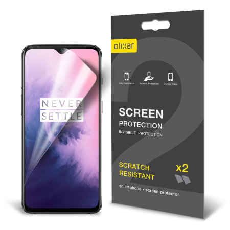 Olixar OnePlus 7 Screen Protector 2-in-1 Pack