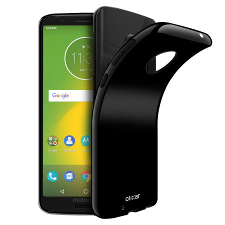 Olixar FlexiShield Motorola Moto E5 Supra Case - Zwart