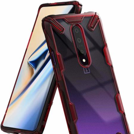Ringke Fusion X OnePlus 7 Pro Case - Ruby Red