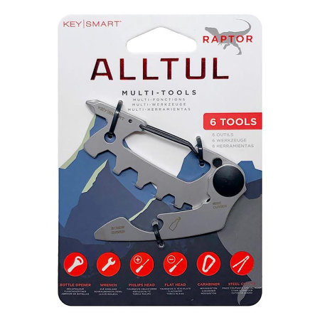 KeySmart Alltul Multitool Animal Series Stainless Steel - Raptor