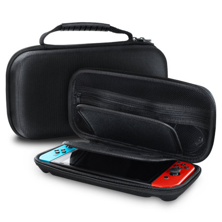 Olixar Hard Shell Nintendo Switch/Switch OLED Travel Case - Black