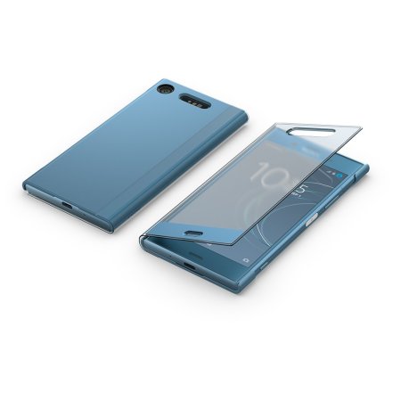 Official Sony Xperia XZ1 Style Cover Touch Case -Blue